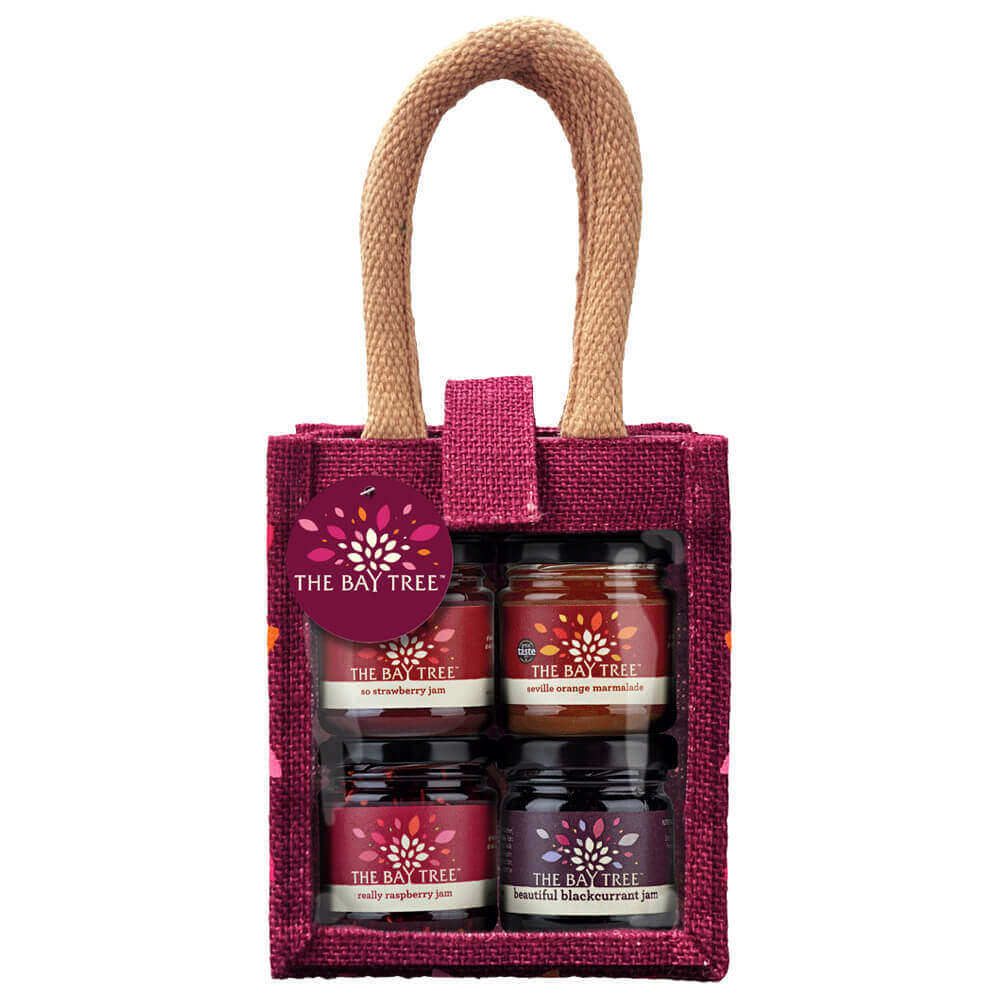 The Bay Tree Red Sweet Jute Bag Gift Selection